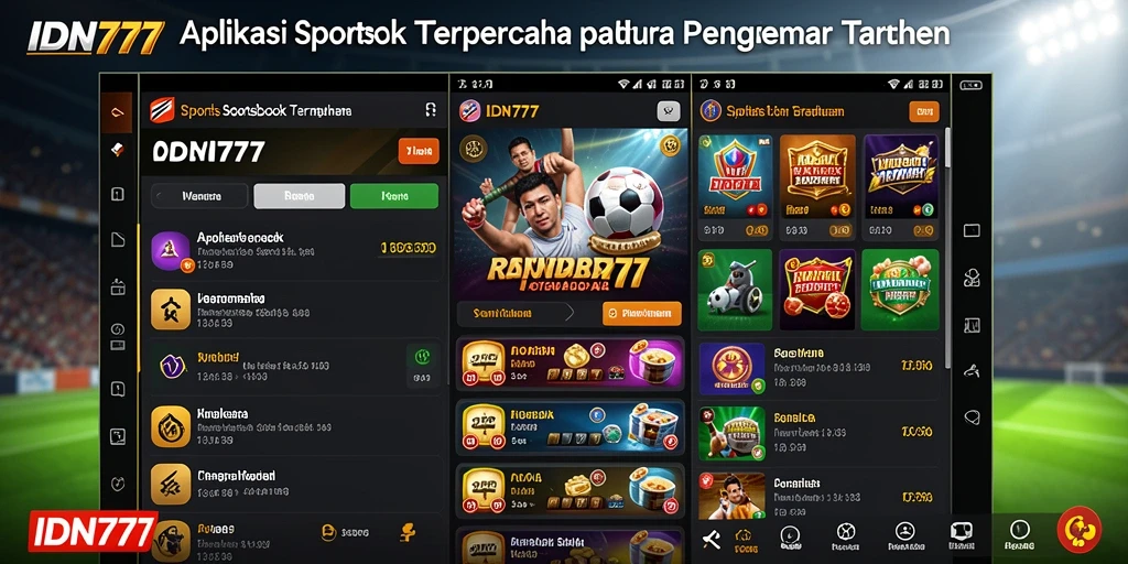Tampilan gameplay menarik dari aplikasi Sportsbook IDN777.